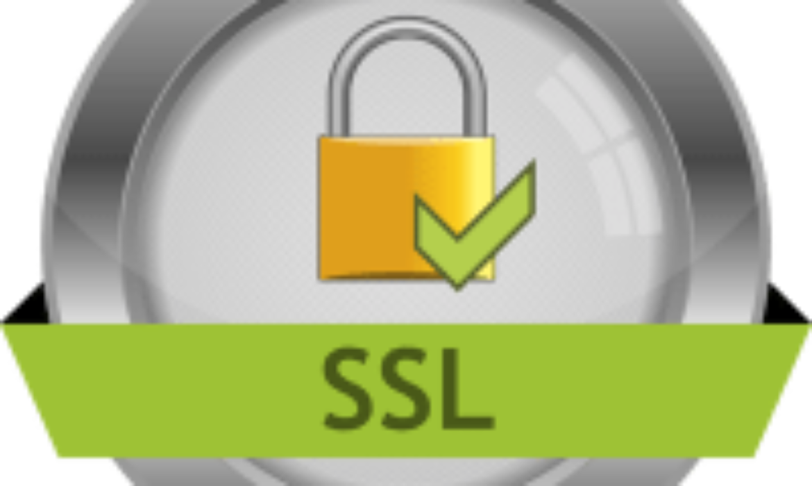 A lock, green check mark, and SSL symbol