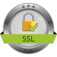 A lock, green check mark, and SSL symbol