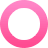 small pink circle graphic